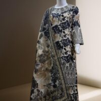 3 PC Boring Embroidered Slub Lawn (Pret) - Image 4