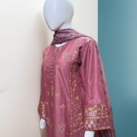 3 PC Embroidered Lawn (Pret) - Image 2