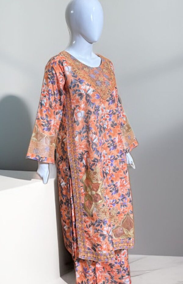 3 PC Embroidered Khadi (Pret)