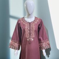 3 PC Embroidered Lawn (Pret) - Image 4