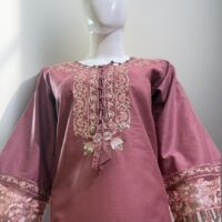 3 PC Embroidered Lawn (Pret) - Image 2