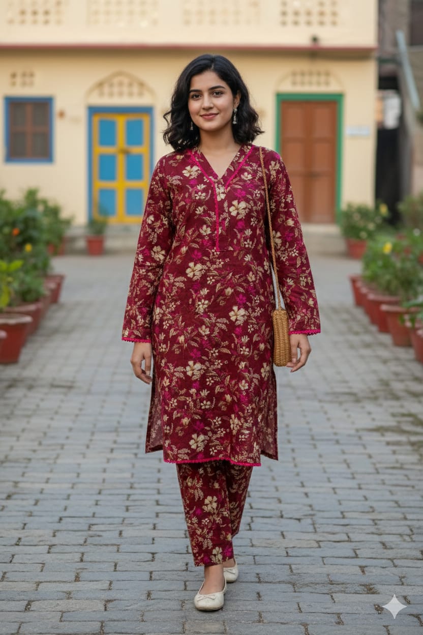 3 PC Printed Khaddar (Pret)