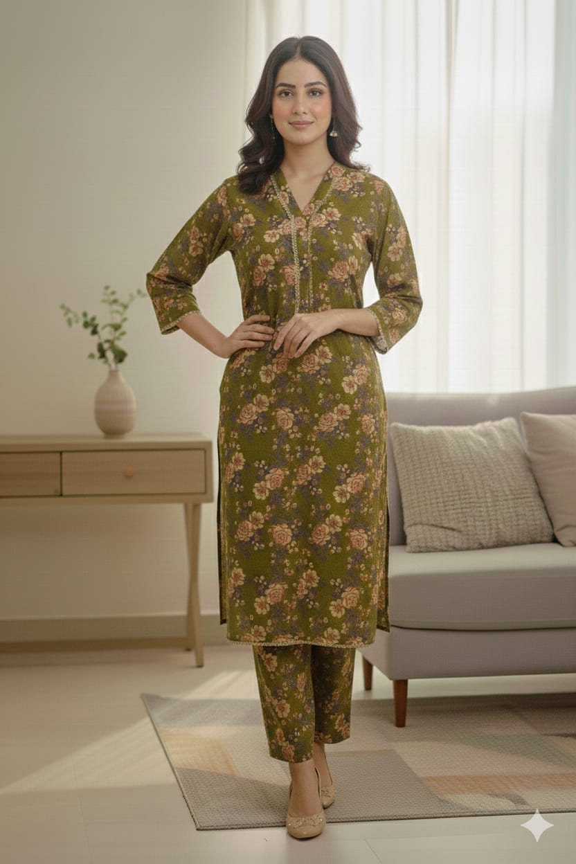 3 PC Printed Khaddar (Pret)