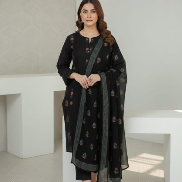 3 Pc Embroidered Cotton (Pret)