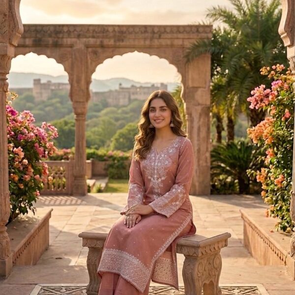 3Pc Embroidered Cotton (Pret)